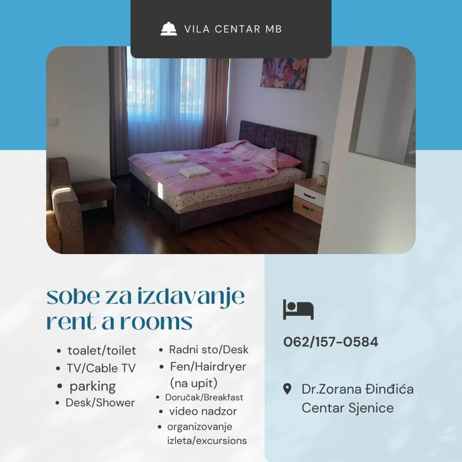 Vila Centar Mb Bed & Breakfast Sjenica Ngoại thất bức ảnh